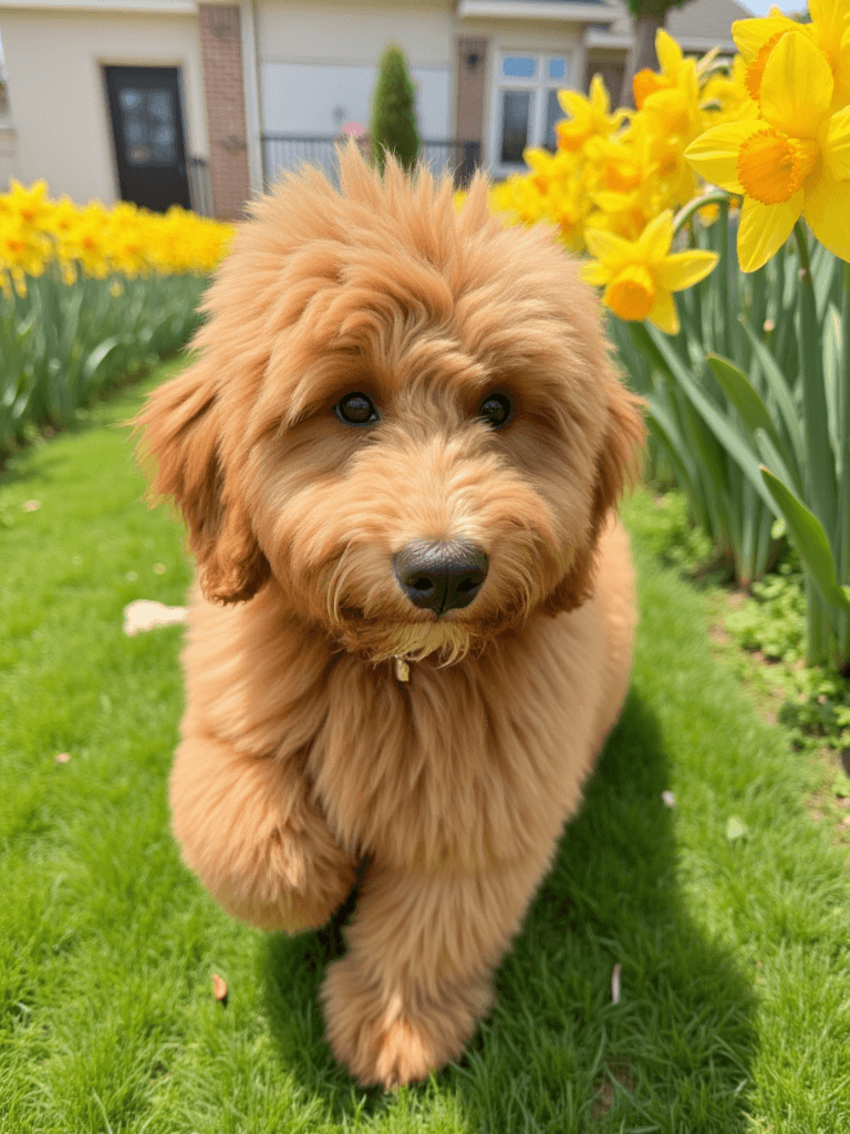 AI-generated dog example
