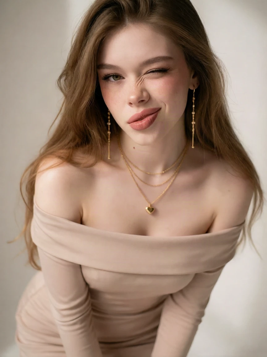 Krea 2 LoRA + InstaFame output: Playful Studio Portrait