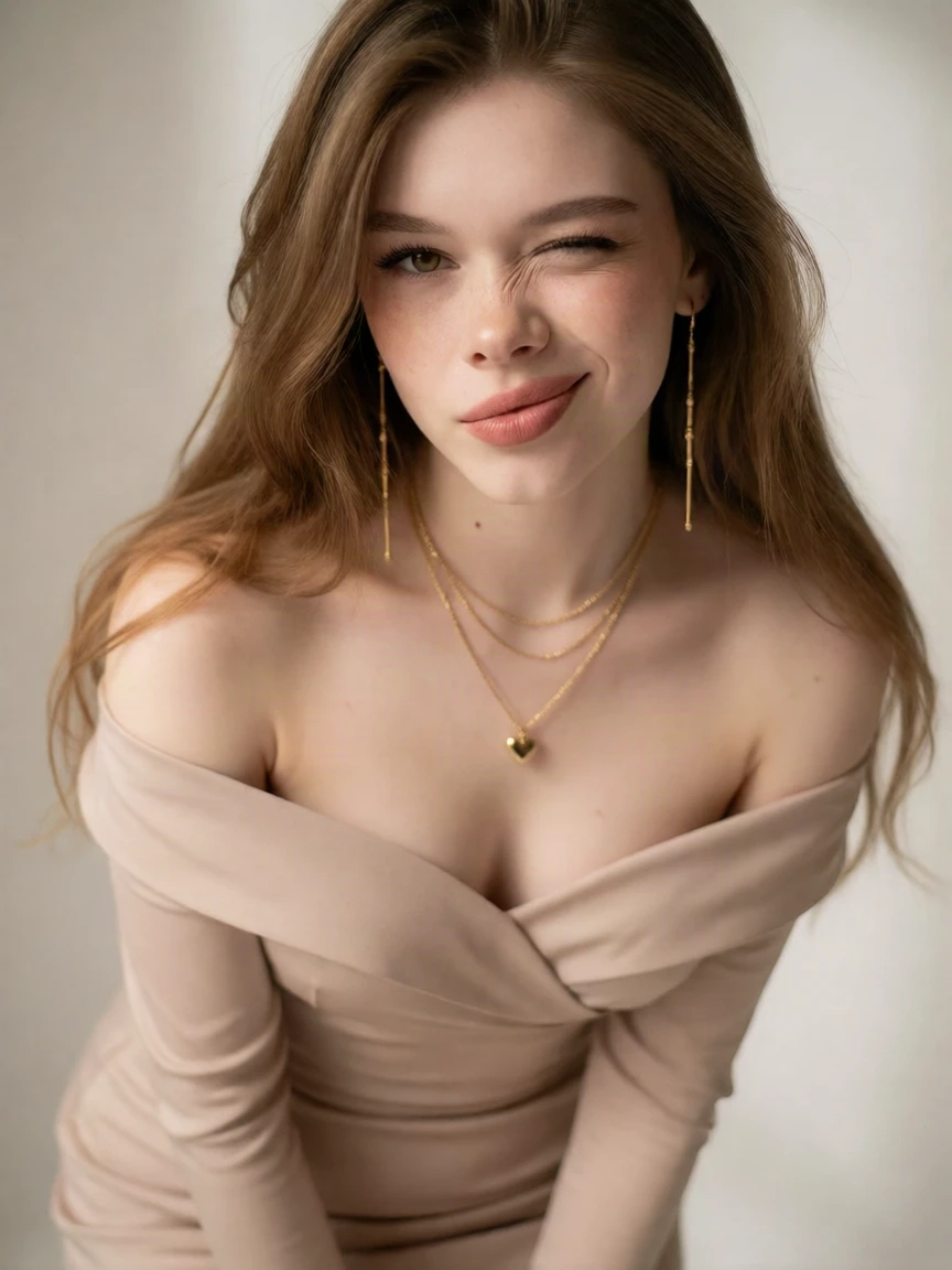 Krea 2 LoRA output: Playful Studio Portrait