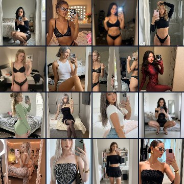 Ultimate Mirror Selfie Prompts for Bathrooms, Bedrooms, and Closets remix pack preview grid